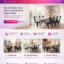 Set x6 Negro Mate